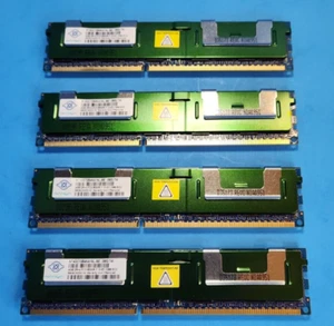 16GB (Lot of 4 x 4GB) 2Rx4 PC3-8500R DDR3-1066MHz Registered ECC Server Memory - Picture 1 of 2