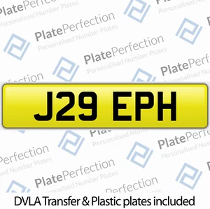 J29 EPH JOSEPH JOE CHERISHED PRIVATE NUMBER PLATE DVLA REGISTRATION - Picture 1 of 1