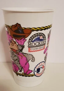 Colorado Rockies Souvenir Collectors CUP soda beer 1995 vintage - Picture 1 of 6