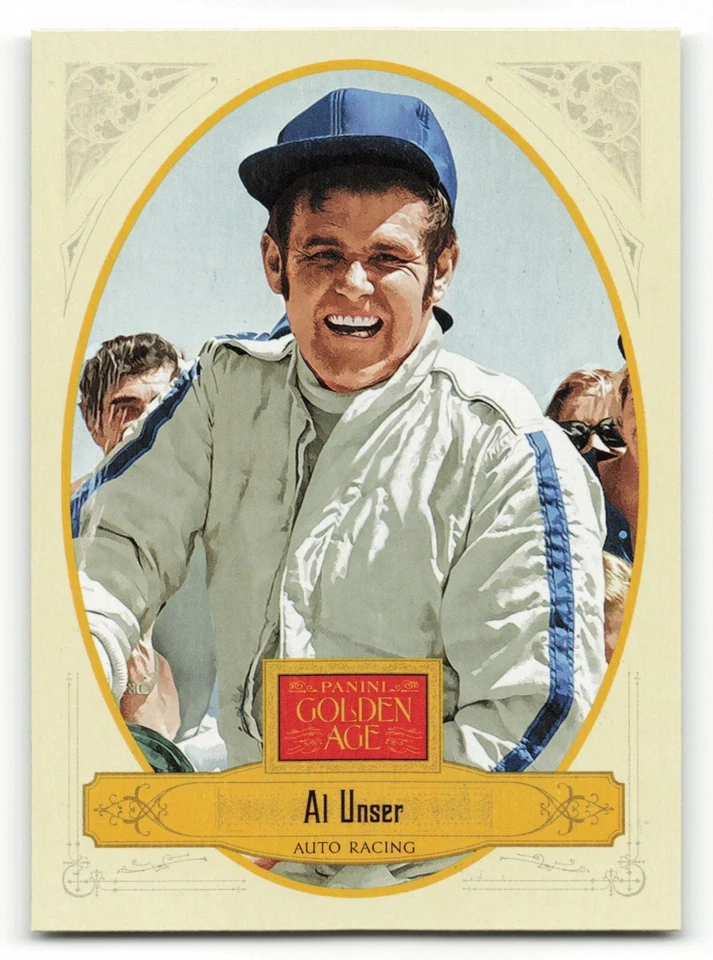 2012 Panini Golden Age #122 AL UNSER  Auto Racing !!! - Image 1 of 2