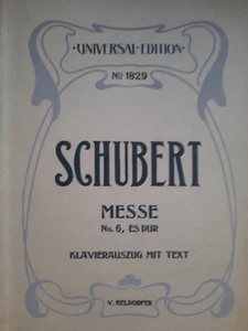 Franz Schubert: "Messe Nr6  in Es-Dur" Piano Klavierauszug - Bild 1 von 2