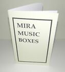 Brochure publicitaire boîte à musique Mira reproduction