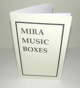 Mira Music Box Advertisement Brochure Reproduction - Picture 1 of 12
