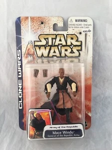 Star Wars Clone Wars Mace Windu - NOC excellent 2003 - Picture 1 of 7