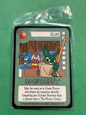 Killer Bunnies Run Dago Bunny Promo Card Sealed Quest for the Magic Carrot TCG - Image 1 of 2