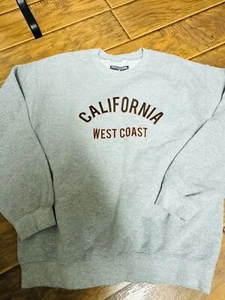CALIFORNIA West Coast Slogan Oversized Sweater M Pretty Little Thing - Picture 1 of 4