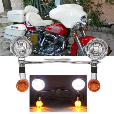 Luces de conducción señales de giro aptas para Kawasaki Vulcan 800 1500 1600 1700 2000 Foto 1 de 4