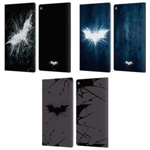 OFFICIAL THE DARK KNIGHT RISES LOGO LEATHER BOOK WALLET CASE FOR AMAZON FIRE - Picture 1 of 9