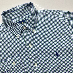 Polo Ralph Lauren Gingham Check Button Down Hemd Langarm Herren Größe S - Bild 1 von 6