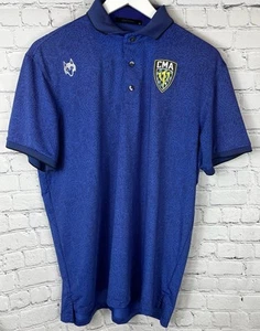 GREYSON Performance Polo Men’s Medium Blue Golf Stretch Preppy Short Sleeve CMA - Picture 1 of 7