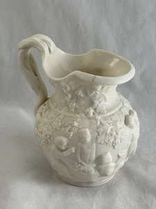 ANTIQUE c.1860s COPELAND & GARRETT feldspathic stoneware "The Vintage" jug - Picture 1 of 10
