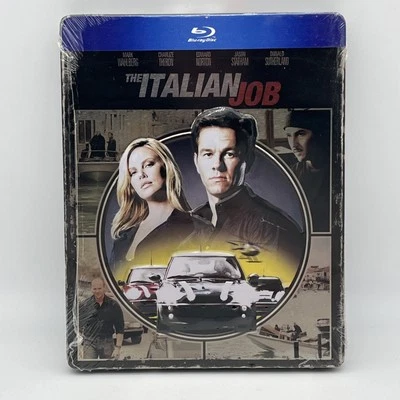 The Italian Job (Steelbook) (Blu-ray, 2003, Widescreen) Brand New Sealed - Image 1 of 4