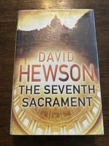 SIGNIERT Das siebte Sakrament von David Hewson 1. britische Ausgabe Druck 2007 HCDJ - Bild 1 von 12