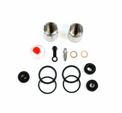 Brake Caliper Seal+Stainless Steel Piston Kit for 1982 Honda CB650A Front - Image 1 of 4