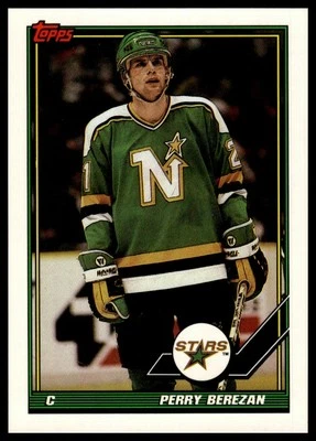1991-92 Topps #485 Perry Berezan - Image 1 of 2