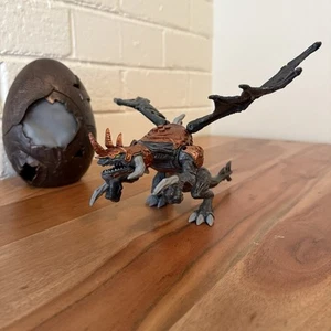 Mega Bloks Copper Armor Dragon #9849 Irascor Complete with Dragon's Egg - Picture 1 of 14