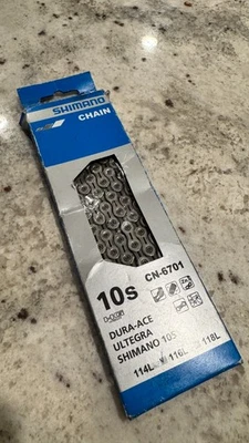 Shimano CN-6701.  10-Speed Road Chain.  116Links  Ultegra Dura Ace 105 - image 1 of 4