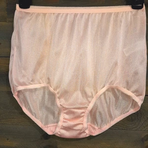 Underscore Sissy Panty Gr. 6 rosa glänzend Slippery Granny Slip Pilz Zwickel - Bild 1 von 7