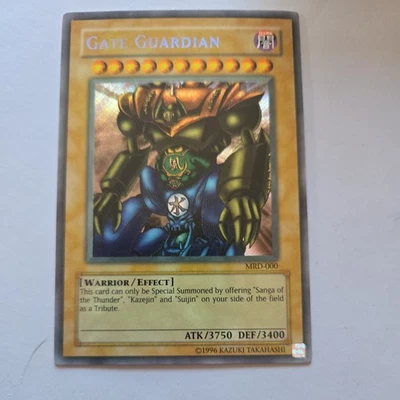 Yu-Gi-Oh! TCG Gate Guardian Metal Raiders MRD-E000 1st Edition Secret Rare Foil - Image 1 of 4