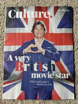 THE SUNDAY TIMES CULTURE MAGAZINE 27th April 2025 27/4/25 Tom Cruise The Brit - Image 1 of 2