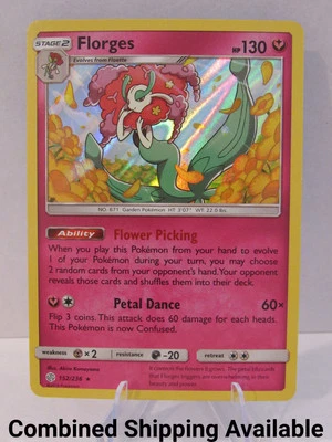 Florges 152/236 SM - Cosmic Eclipse NM Holo English 4750 - Image 1 of 2