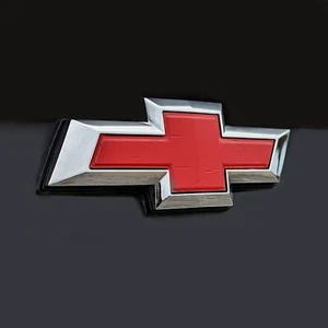 Calcomanía de inserto de emblema delantero y trasero para Chevy Camaro 2010-2013 roja brillante - Imagen 1 de 3