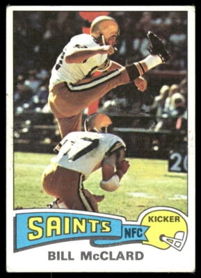 1975 Topps #382 Bill McClard - VG - Image 1 of 2