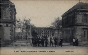 MONTAUBAN 82 Militär des Kavallerieviertels des 10. Drachen CPA Anfang 1900 - Bild 1 von 2