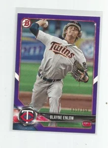 2018 Bowman BLAYNE ENLOW Purple 032/250 - Picture 1 of 1