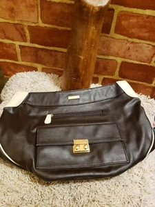 MICHE Prima Shell Dominique Rich Espresso Brown VEGAN Leather Gold Hardware 2832 - Picture 1 of 8