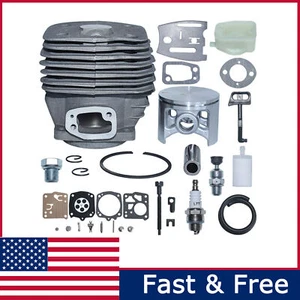 54mm Cylinder Piston Carb Kit 503506301 For Husqvarna 288XP 181 281 288 Chainsaw - Picture 1 of 7