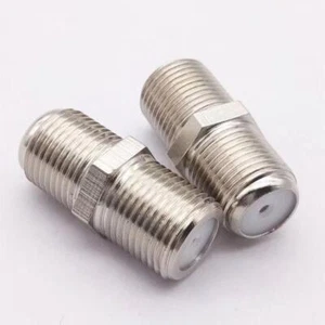 F-Type Female to Female F81 UHF Coaxial Coupler for TV RG-6 RG-59 75 Ohm Cable* - Picture 1 of 6