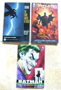 Lot 3 DC Comics Graphic Novel Books All Batman Dark Knight Returns Eternal - Picture 1 of 1