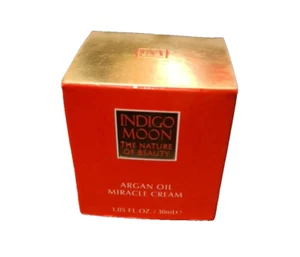 Indigo Moon Argan Oil Miracle Cream 1.05 fl oz –Hydrating Anti-Aging Moisturizer - Picture 1 of 4