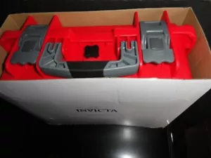 Reloj de buceo rojo Invicta 8 ranuras caja fuerte contra impactos caja acolchada colección estuche de almacenamiento - Imagen 1 de 10