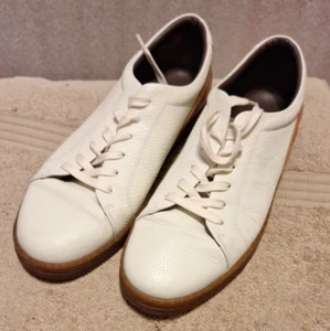 Hudson London Pebbled Leather Low Sneakers Men's Euro 42 /US 9.5 - Picture 1 of 5