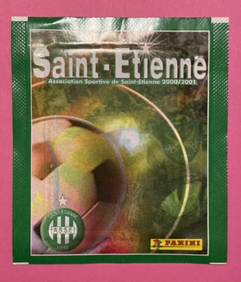 Original Pochette Bustina Panini  France Foot Asse Saint Etienne 2000 - 2001 - Photo 1/2