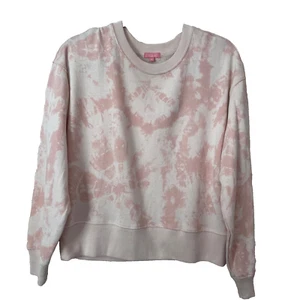 RAILS Sweatshirt Women's M Pink Tie Dye Ramona Warrior Soft Crew Neck Loungewear - Picture 1 of 17