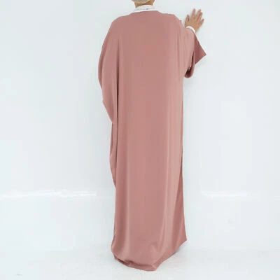 África Dubai Árabe Cárdigan Abierto Kimono Musulmán Abaya Mujeres Caftán Maxi Vestido Vestido Vestido Vestido Foto 1 de 4