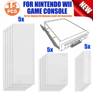 15Pcs Memory Card Door Slot Cover Lids Replacement for Nintendo Wii Game Console - Picture 1 of 8