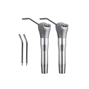 2 piezas 3 vías tres jeringa triple spray pieza de mano dental aire agua 6 boquillas puntas - Imagen 1 de 6