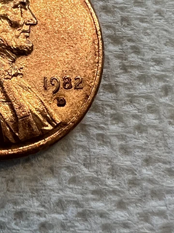 1982 D Small Date Zinc Penny Cover