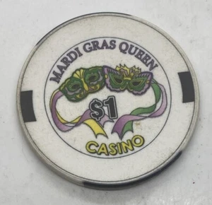 $ 1 MARDI GRAS QUEEN Nasskreuzfahrt CASINO CHIP Tarpon Springs FL Florida 2005 - Bild 1 von 3
