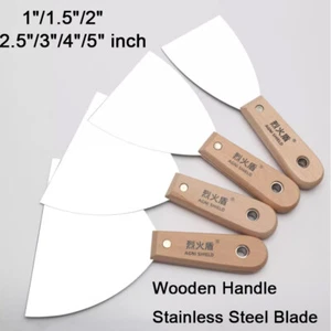 1-6 inch Chisel Putty Knife Removal Scraper Wallpaper Paint Stripper Steel Tool - Picture 1 of 16