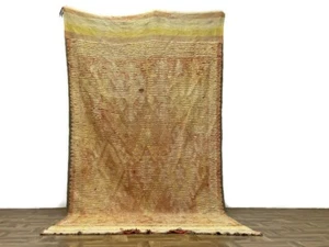Antique Tribal Runner Rug,Vintage Moroccan Rug,Large Handmade Cotton Area,5x11ft - Picture 1 of 11
