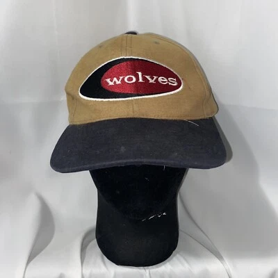 Vintage 90s Chicago Wolves Strapback Hat IHL Hockey American Needle - Image 1 of 4