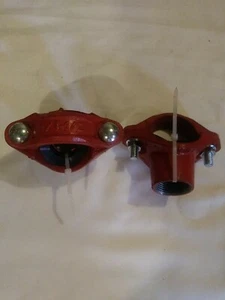 Victaulic 1 1/2" 922 Mech Tee 2 Pack New With Gasket - Picture 1 of 2
