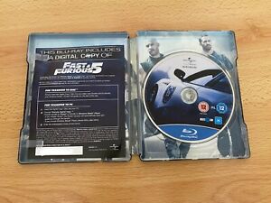 The Fast and the Furious 5 Five blu-ray DVD steelbook