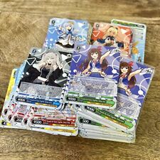 Weiss Schwarz English Bulk Lot Hololive Anime Trading Cards ALL Holo Foil x50 