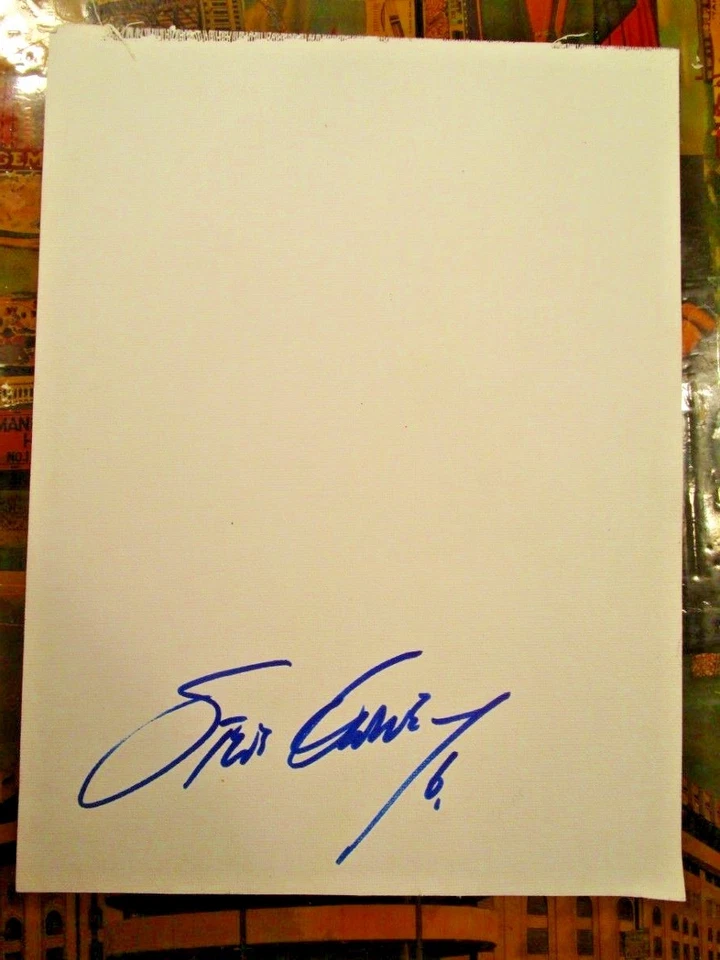 STEVE GARVEY AUTOGRAPHED BLANK CANVAS SHEET - Image 1 of 1